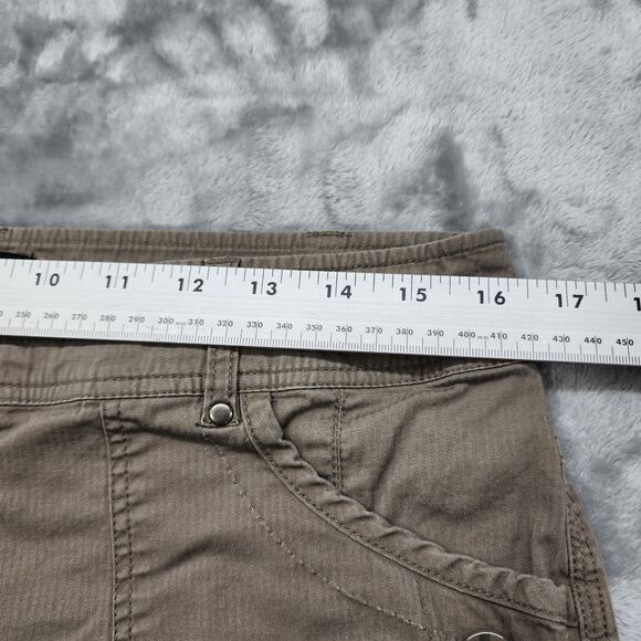 Tribal Pants Womens 10 Brown Mid Rise Straight Leg Stretch Cotton Preppy Casual - Picture 9 of 13